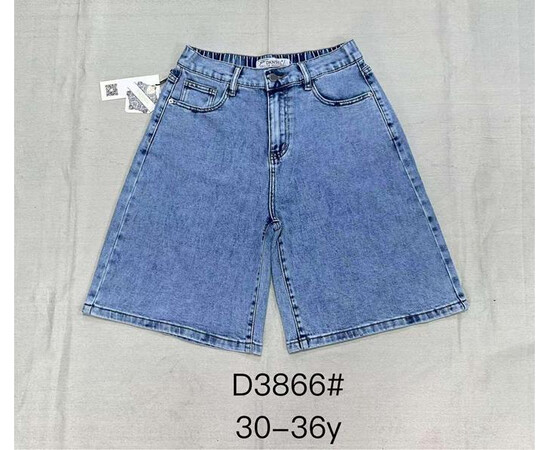 Шорты жіночі 3866 l.blue (30-36)