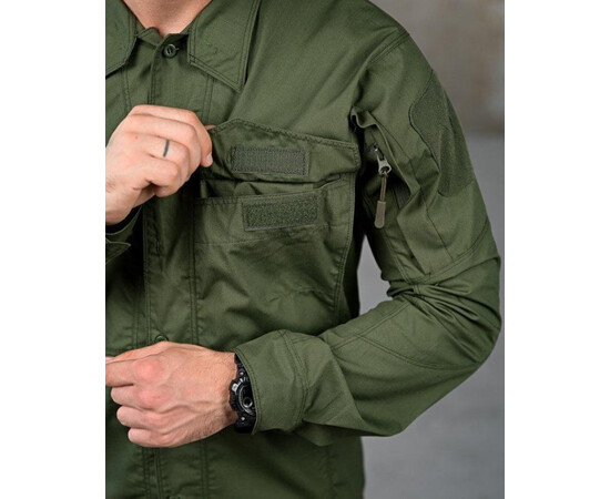 Китель тактичний бавовна олива (L-4XL), зображення 2