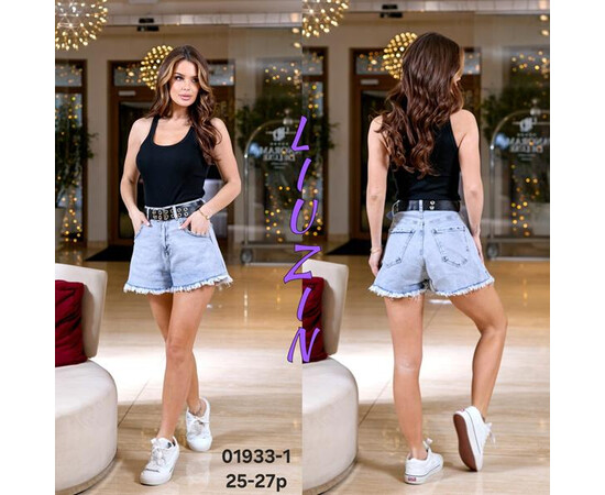 Шорты жіночі 01933-1 l.blue (25-27)