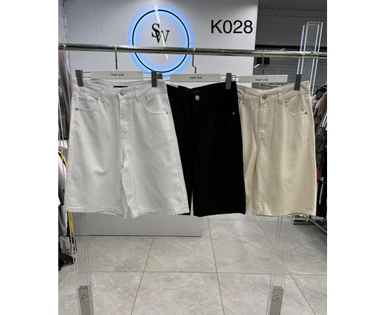 Шорты жіночі K028 white (28-33)