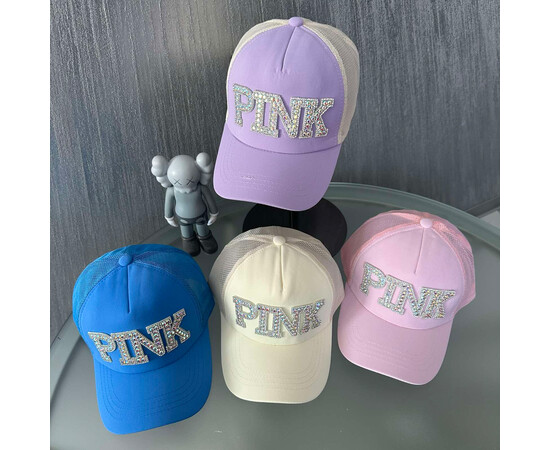 Кепка дитяча на дівчинку сіточка Pink (р54-55)