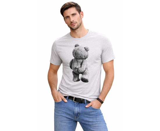 Футболка чоловіча AL102 grey (M-3XL)