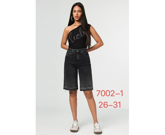 Шорты жіночі 7002-1 black (26-31)