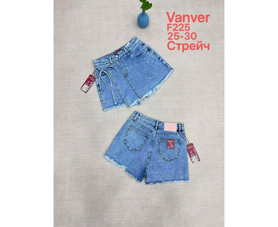 Спідниця-шорти жіноча F225 l.blue (25-30)