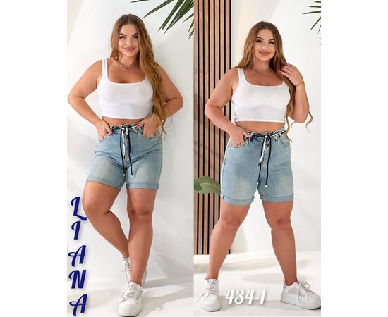 Шорты жіночі 434-1 l.blue (31-38)