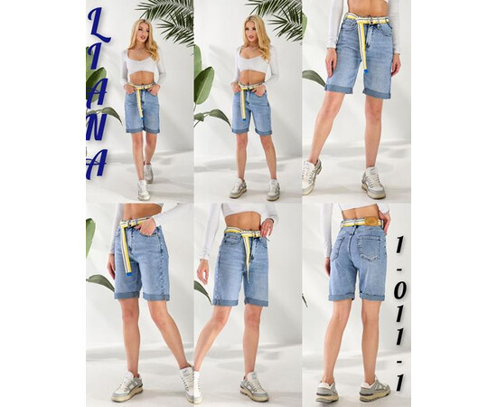 Шорты жіночі 1011-1 l.blue (25-30)