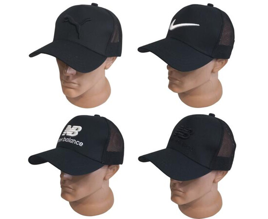 Кепка чоловіча 0766 black (56-60)