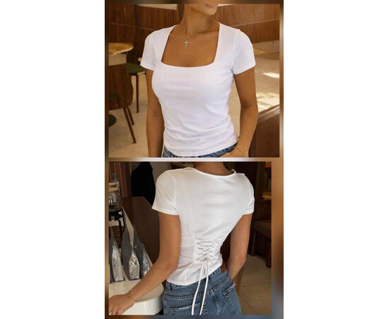 Футболка жіноча 408 white (42-46)