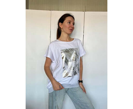Футболка жіноча 2731 white (50-56)