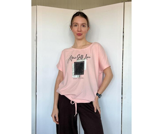 Футболка жіноча 2831 pink (48-54)