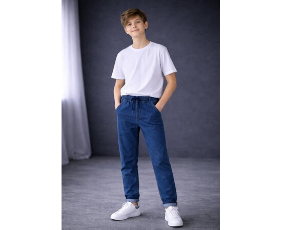 Джинси дитячі M1587 blue (11-15)