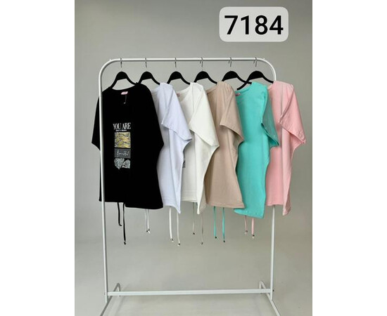 Футболка жіноча 7184 mint (48-54)
