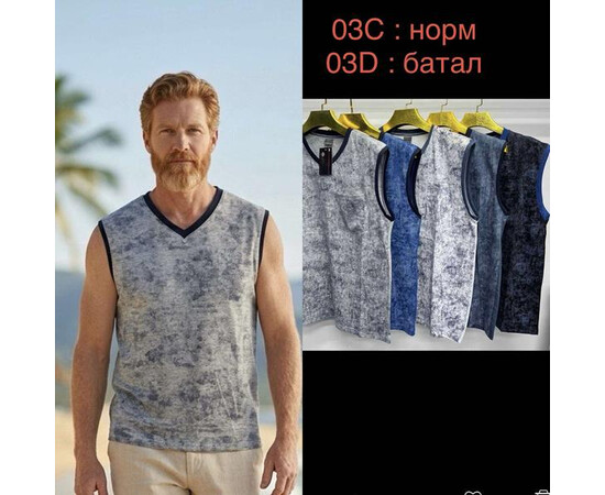 Майка чоловіча 03C mix (XL-3XL)