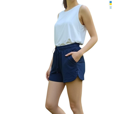 Шорти жіночі 1246 синій (в пачці 4 шт. р.S-XL)