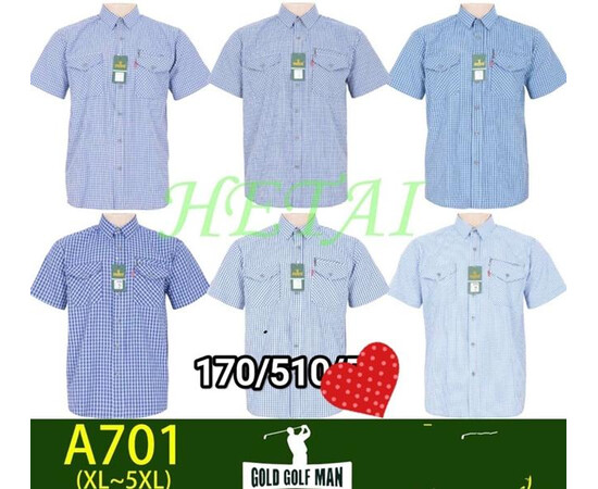Сорочка чоловіча A701 mix (XL-5XL)