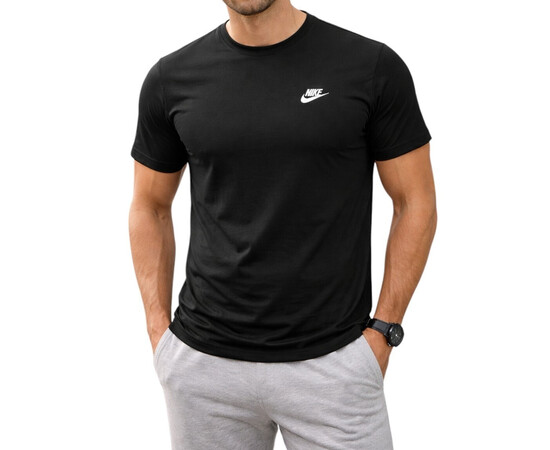 Футболка мужская 255 чорний (в пачке 5 шт. р.2XL-6XL), изображение 2