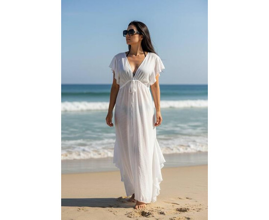 Жіноче парео 1-809 white (one size)