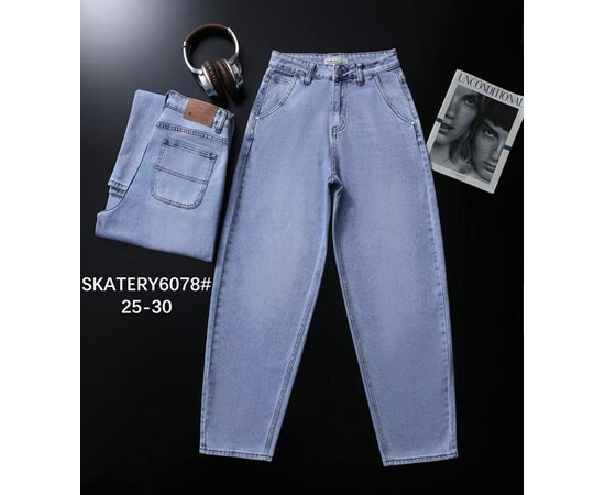 Джинси жіночі 6078 l.blue (25-30)