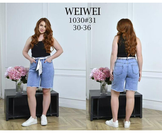 Шорты жіночі 1030 l.blue (30-36)