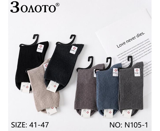 Шкарпетки чоловічі N105-1 mix (41-47)