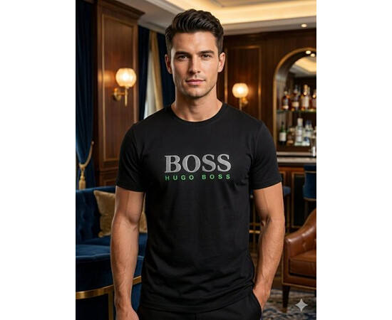 Футболка чоловіча MR1345 black (S-2XL)