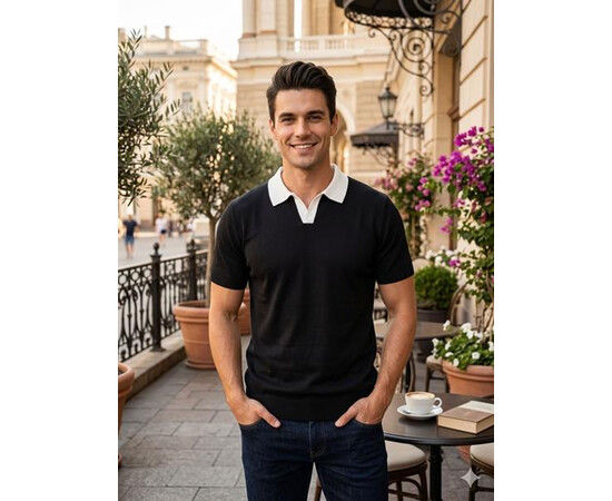 Футболка чоловіча MR1374 black (M-2XL)