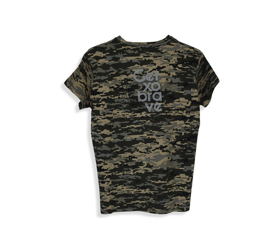 Футболка детская 4404-8 khaki (в пачке 6 шт. р.128-176), изображение 2
