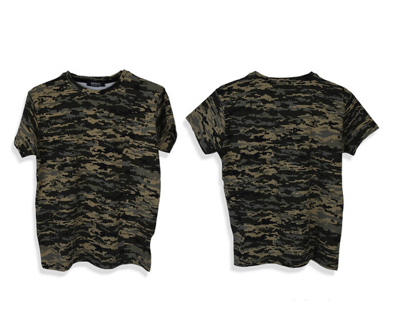 Футболка детская 4404 khaki (в пачке 6 шт. р.128-176), изображение 3