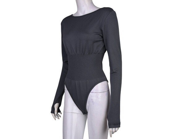 Женский боди 4405-NA68 grey (в пачке 4 шт. р.XS-L)