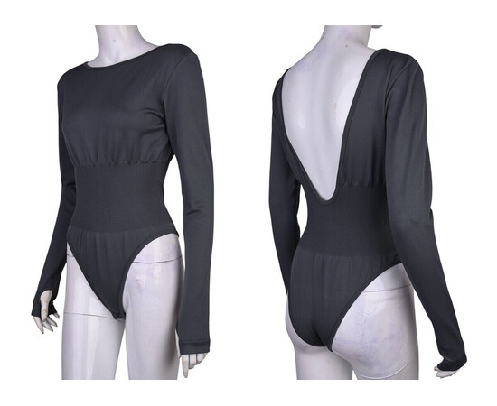 Женский боди 4405-NA68 grey (в пачке 4 шт. р.XS-L), изображение 3
