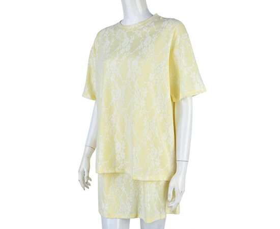 Женский костюм 4407-12 yellow (в пачке 4 шт. р.M-2XL)