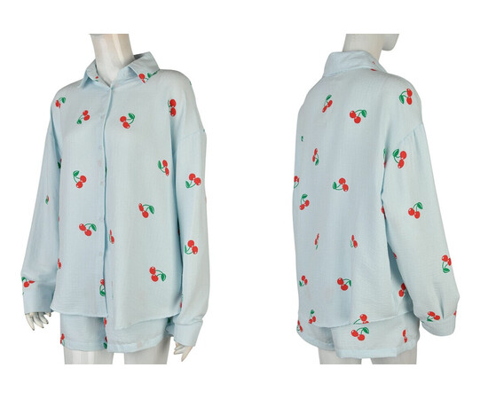 Женский костюм 4407-S210 blue (в пачке 4 шт. р.M-2XL), изображение 3