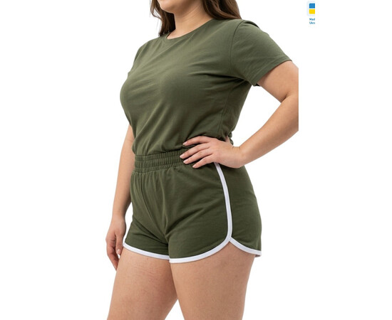 Шорти жіночі 10614 батал хакі (в пачці 4 шт. р.XL-4XL)
