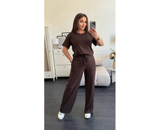 Спортивний костюм жіночий 2221 brown (42-52)