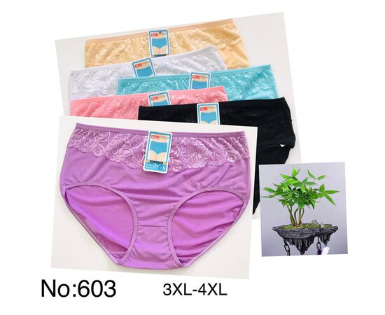 Труси жіночі 603 mix (3XL-4XL)