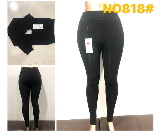 Лосини жіночі (зима) 818 black (46-54) байка