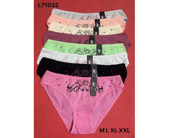 Труси жіночі L71032 mix (M-2XL)