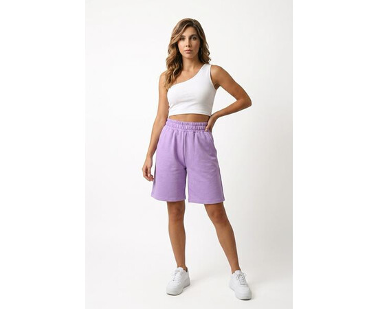 Шорты жіночі 1238 lilac (S-XL)