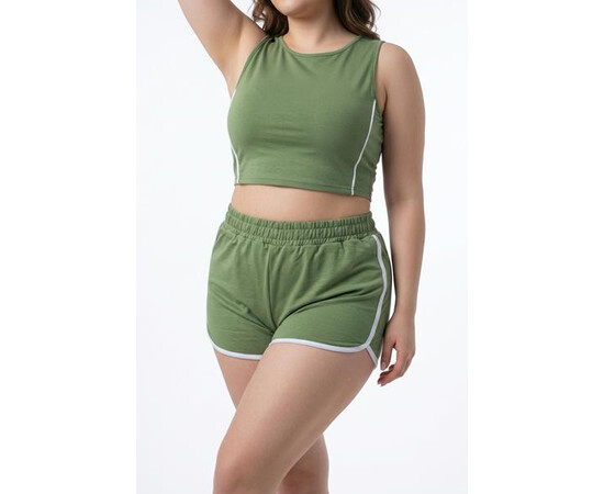 Шорты жіночі 1614 green (S-XL)