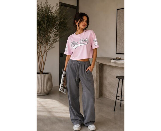 Футболка жіноча F056 pink (S-L)