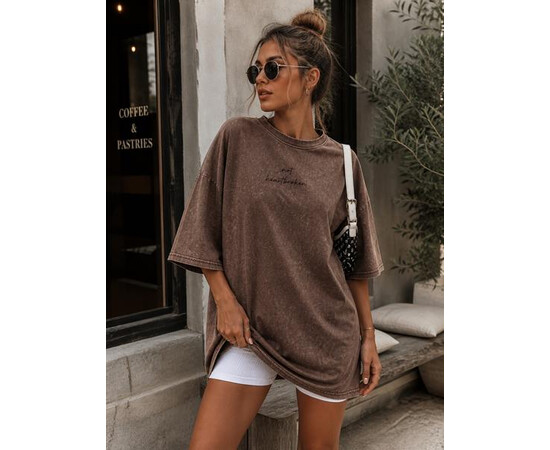 Футболка жіноча FV040 brown (one size)