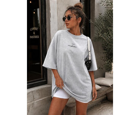 Футболка жіноча FV040 l.grey (one size)