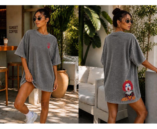 Футболка жіноча FV041 d.grey (one size)