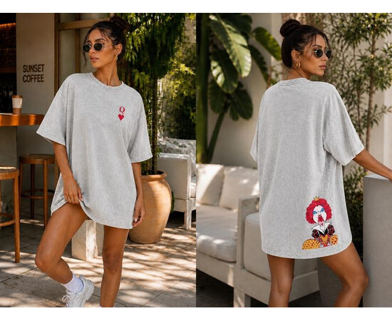 Футболка жіноча FV041 l.grey (one size)