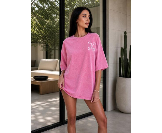 Футболка жіноча FV042 pink (one size)