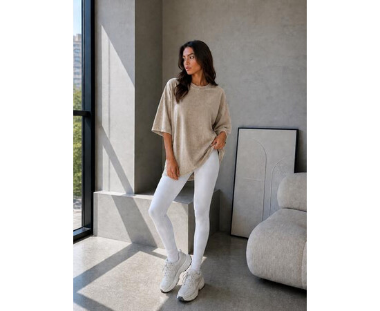 Футболка жіноча FV043 beige (one size)