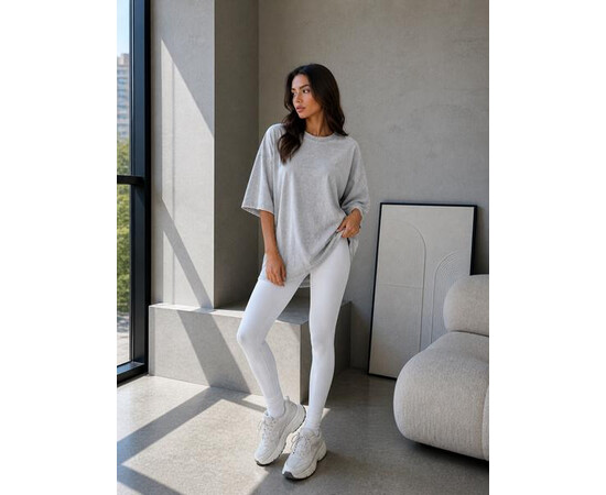 Футболка жіноча FV043 l.grey (one size)