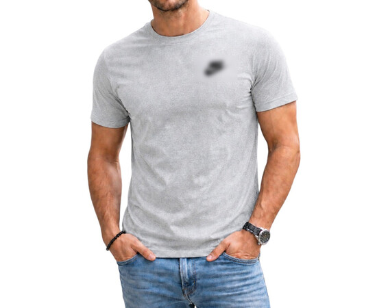 Футболка мужская 285 сірий (в пачке 5 шт. р.2XL-6XL)