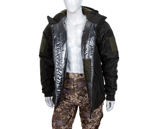 Куртка чоловіча (зима) MX72 хакі (S-2XL) синтепон, изображение 2