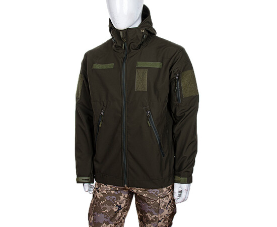 Куртка чоловіча (зима) MX76 хакі (M-2XL) флис